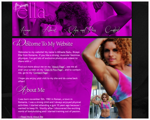 Biceps Ella, website of Mihaela Radu